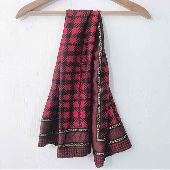 VTG Inspired Houndstooth Scarf / Wrap - Picture 2 of 5